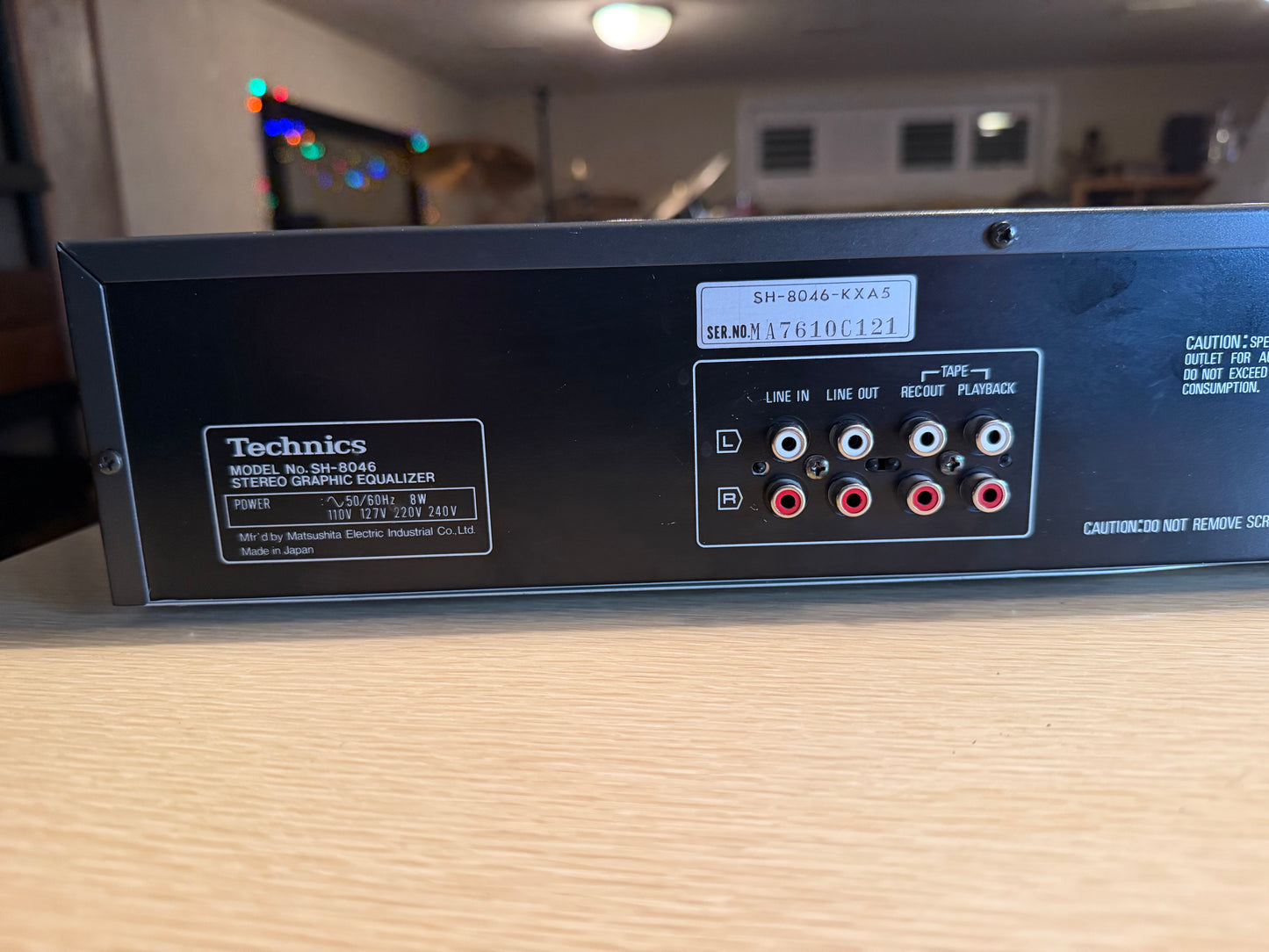 Vintage Technics SH-8046 Graphic Equalizer Very Rare Freshly Serviced Beauty🎶🔥