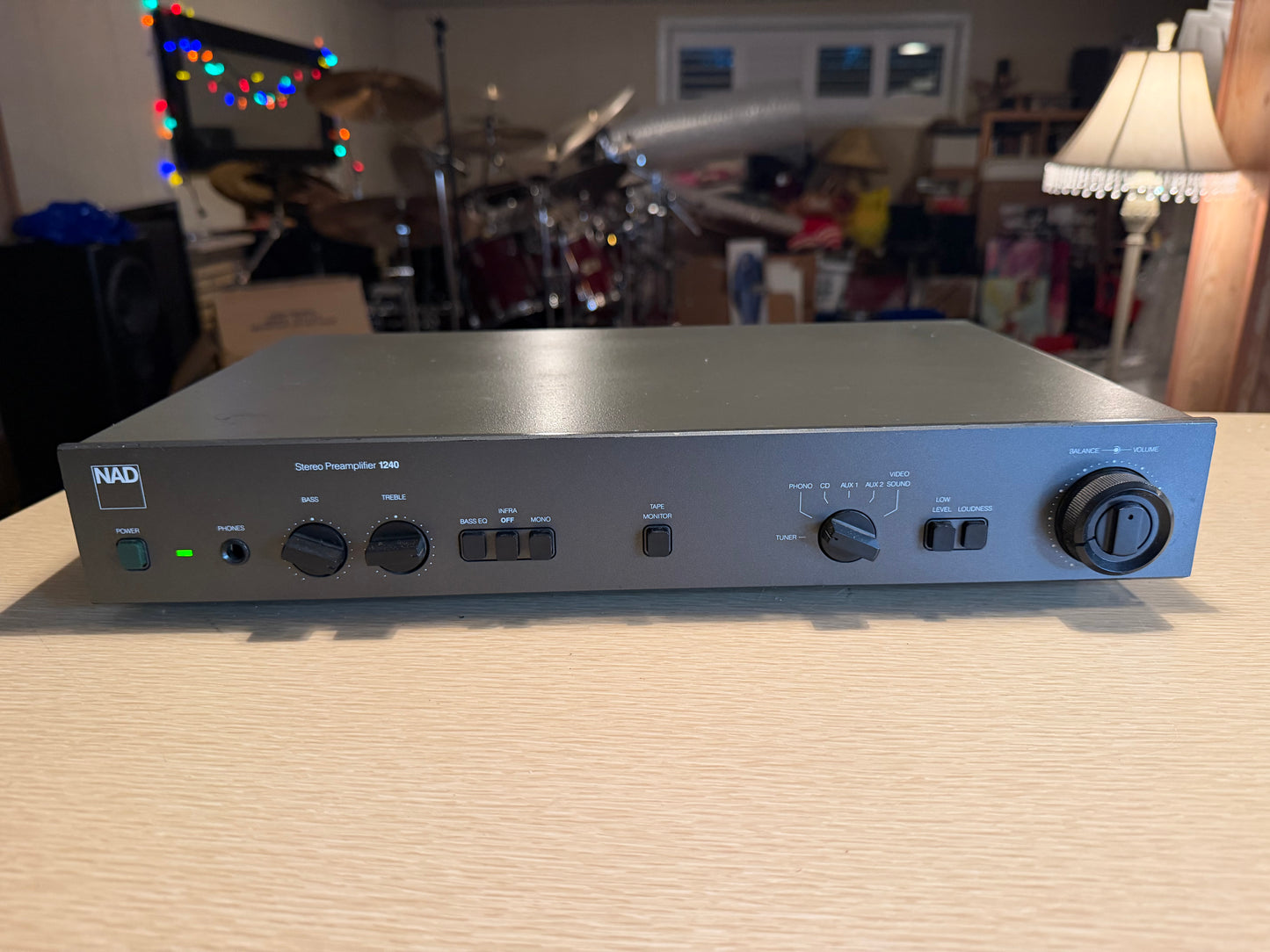 NAD 1240 Vintage Stereo Pre-Amplifier. Recapped, Full Serviced Works Amazing🎶🔥