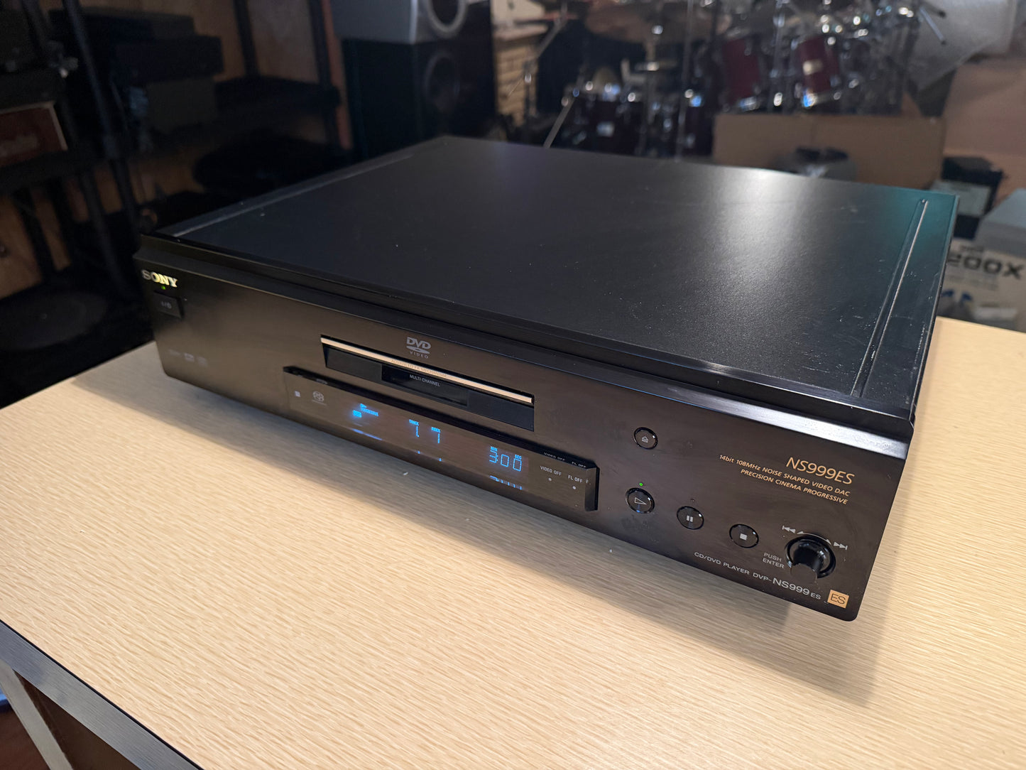Sony DVP-NS999ES SACD/DVD/CD Player ES RARE Black Serviced Very Rare 🔥🎶 Remote