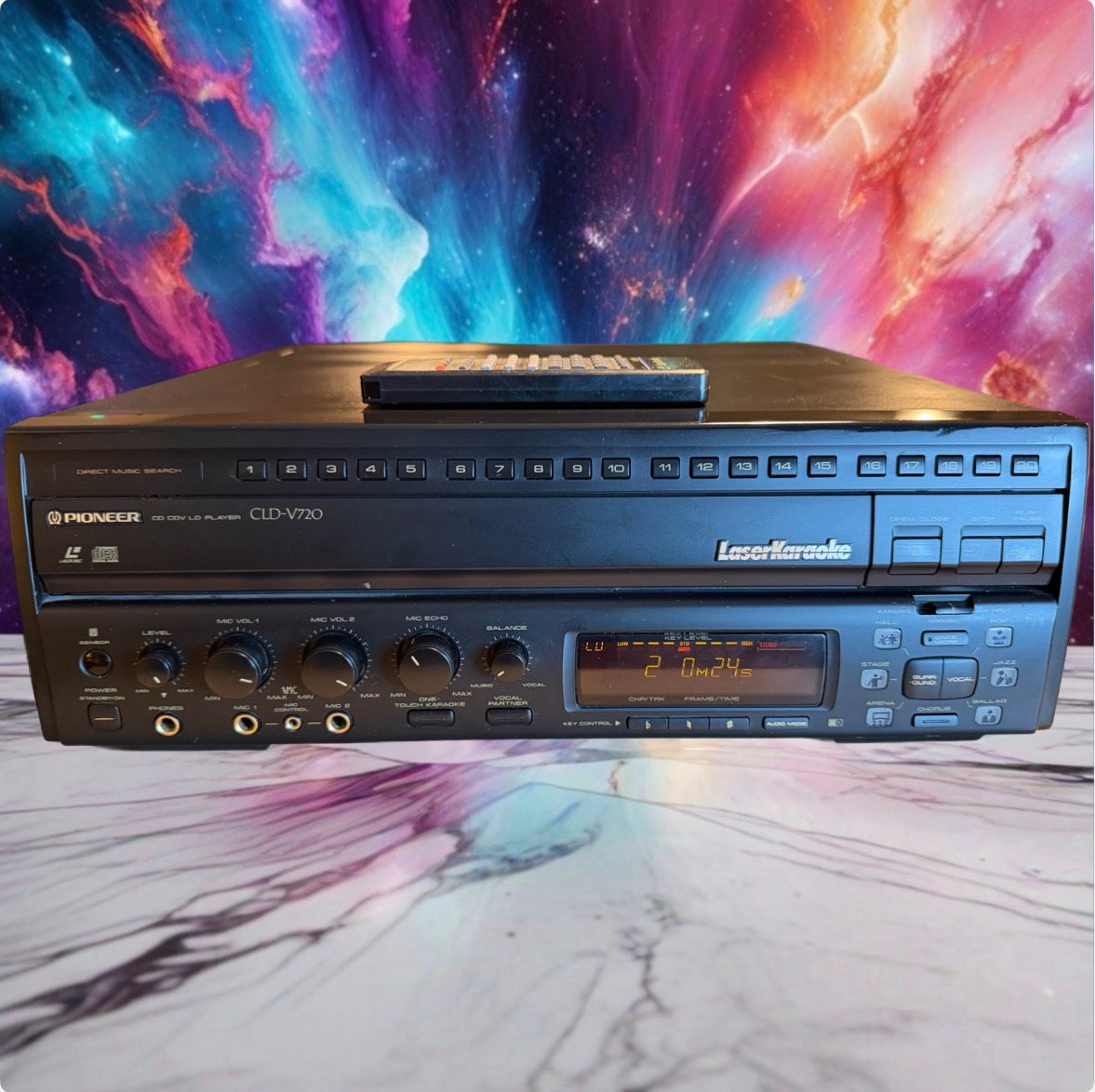 Pioneer CLD-V720 Laser Disc CD CDV  Player With Remote Tested Fully Works Rare🔥
