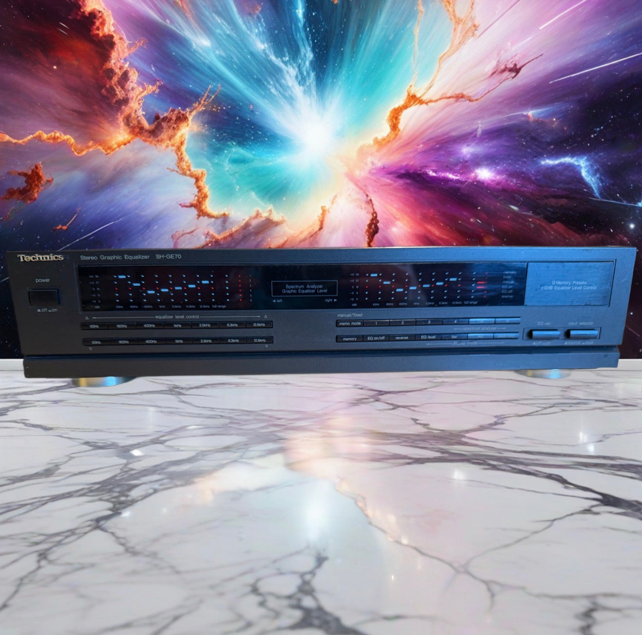 Technics SH-GE70 7 Band Graphic Equalizer Hi-Fi Separate *Serviced* Great Shape