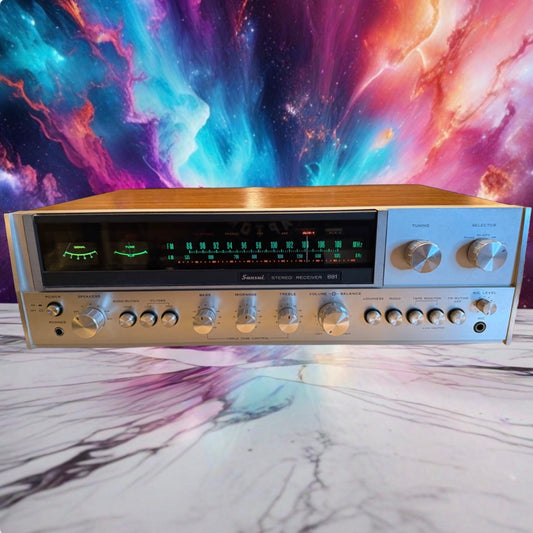 Vintage Sansui 881 Stereo Receiver Recapped Pro Serviced MINT Condition Beauty🎶