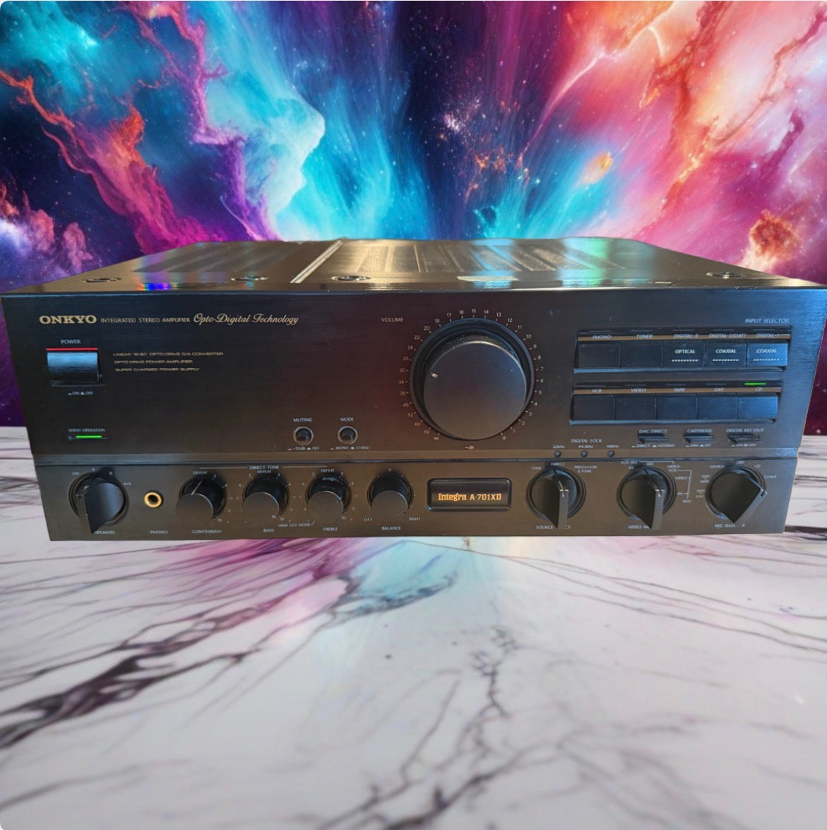 Onkyo Integra A-701XD MONSTER 105WPC Integrated Amplifer Very Rare Fresh Service