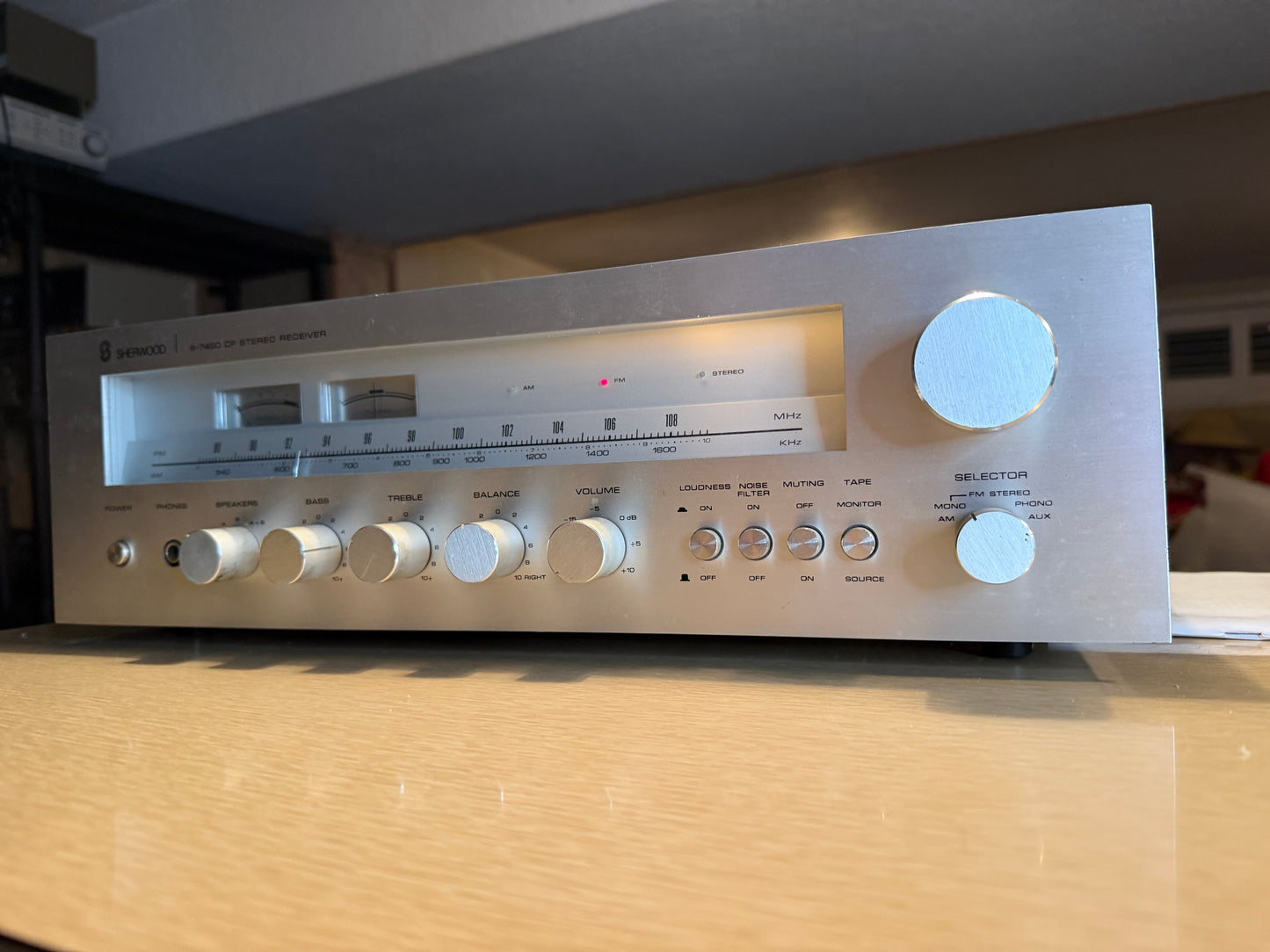 Vintage Sherwood S-7450 CP Stereo Receiver Amplifier  Fresh Servicing V RARE🔥🎶