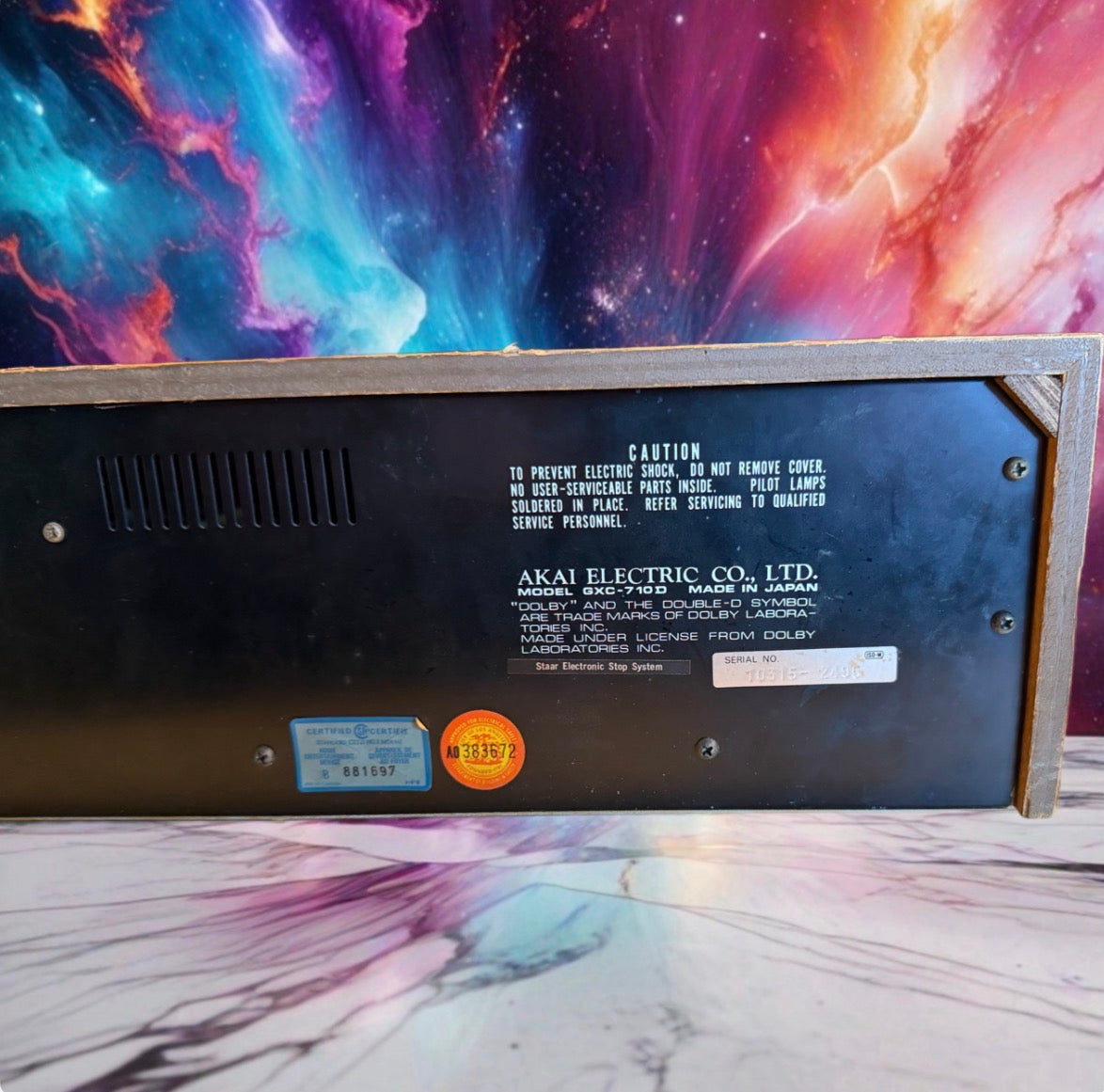 Akai GXC-710D Cassette Stereo Tape Deck - Full FRESH Servicing Rack Mount V Rare