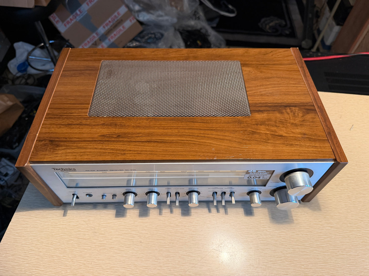 Technics SA-300 Am/Fm Stereo Receiver Amplifier  Freshly Serviced Near Mint 🎶🔥
