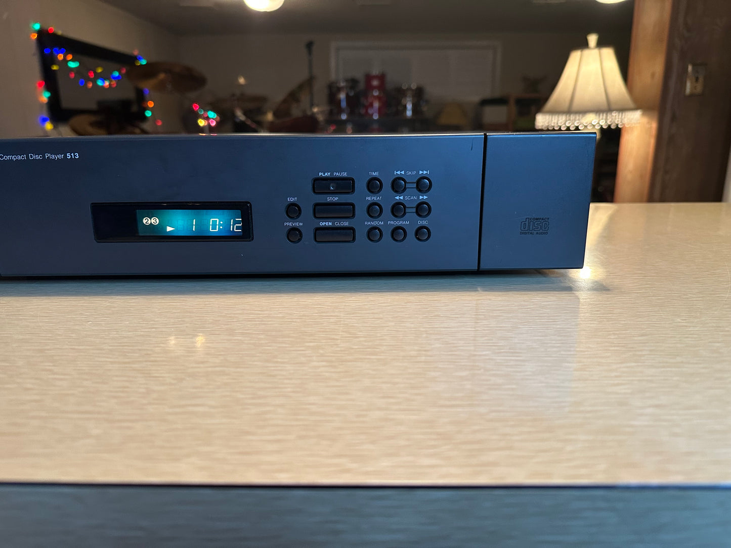 NAD 513 Compact Disc Player Very Rare! 3 CD Carousel Fully Serviced Working Well