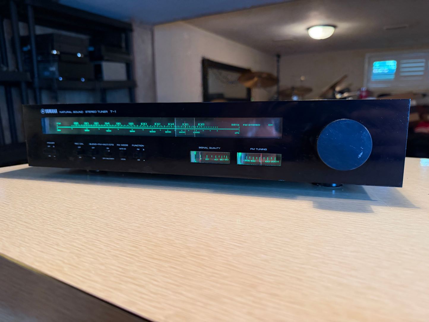 Vintage Yamaha T-1 Natural Sound Audiophile AM/FM Tuner Full Fresh Service Rare!