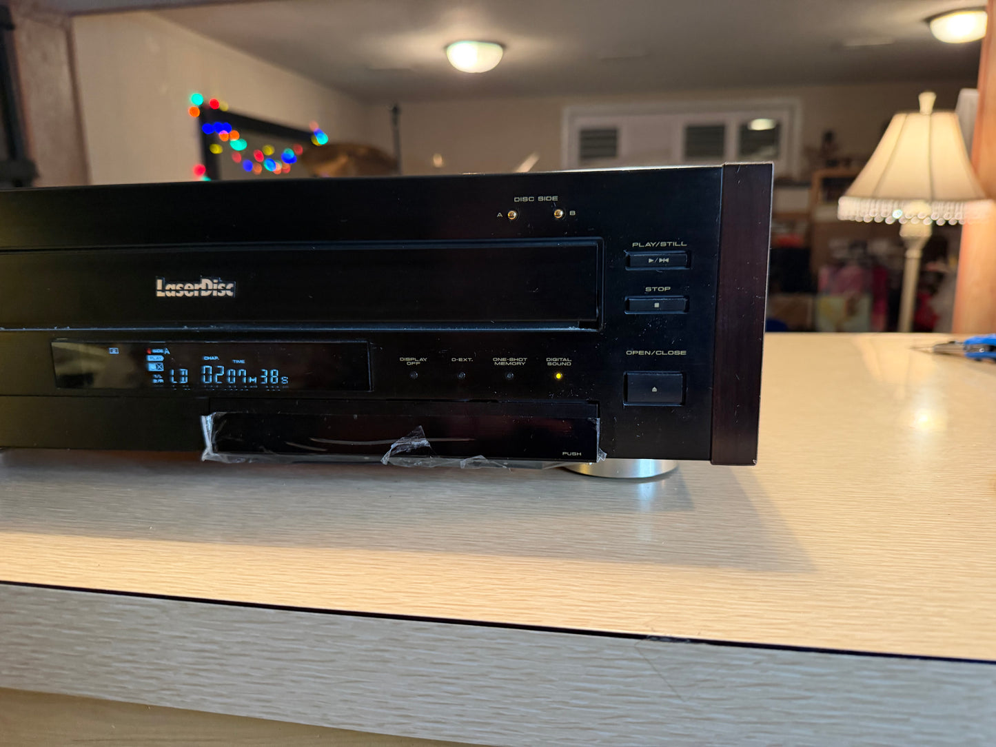 Vintage Pioneer CLD-3380 GREAT LaserDisc Player Vinyl Casing Near Mint Remote✅