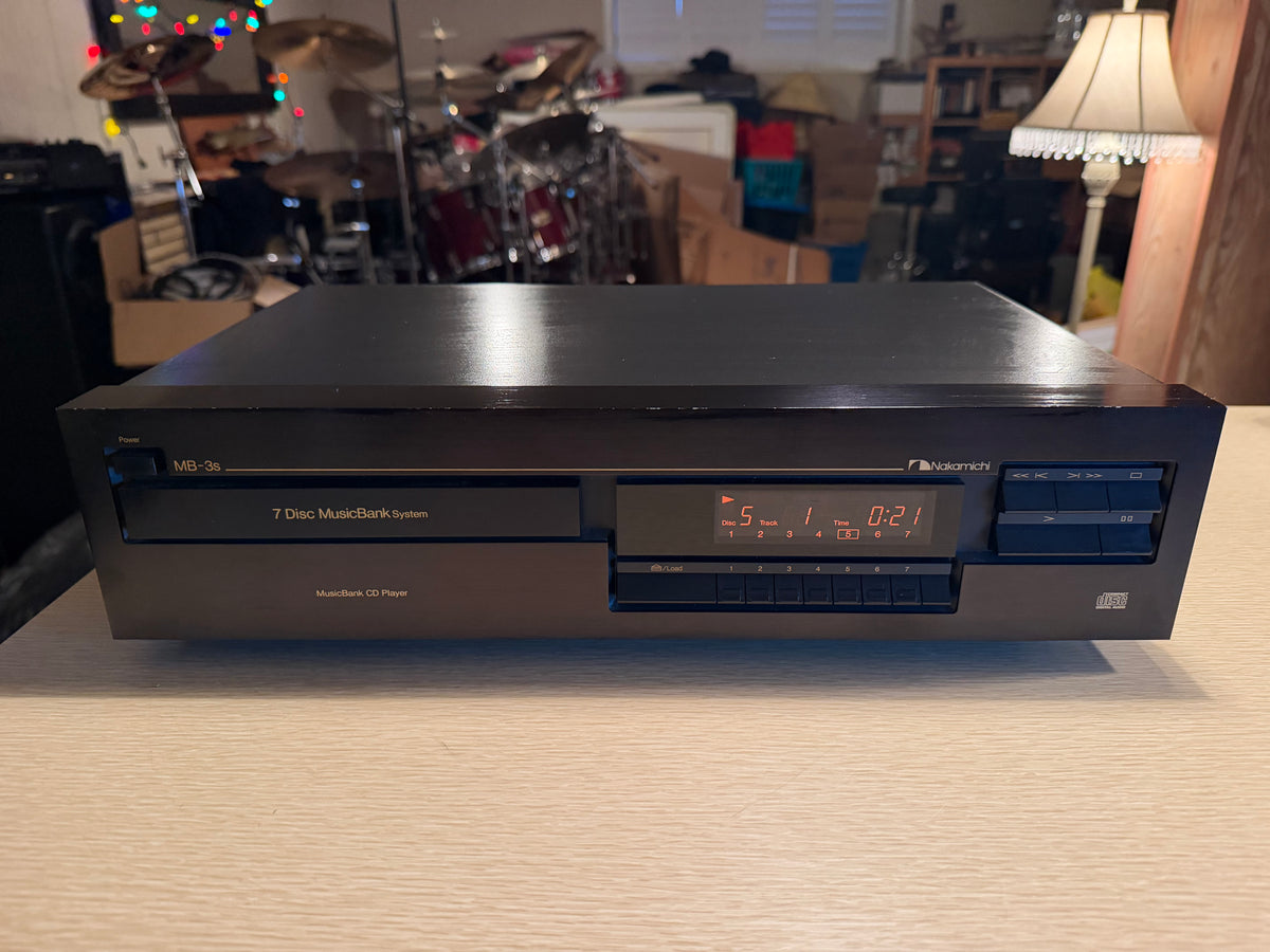 RARE Nakamichi MB-3s Musicbank CD Player Very High Fidelity Fresh Service Remote