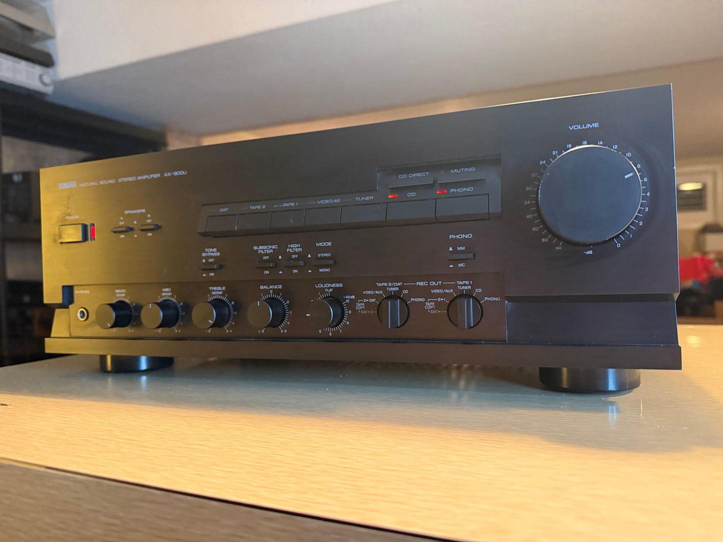 YAMAHA AX-900U Integrated Amplifier Full Fresh Service 130 WPC Near Mint Beast🔥