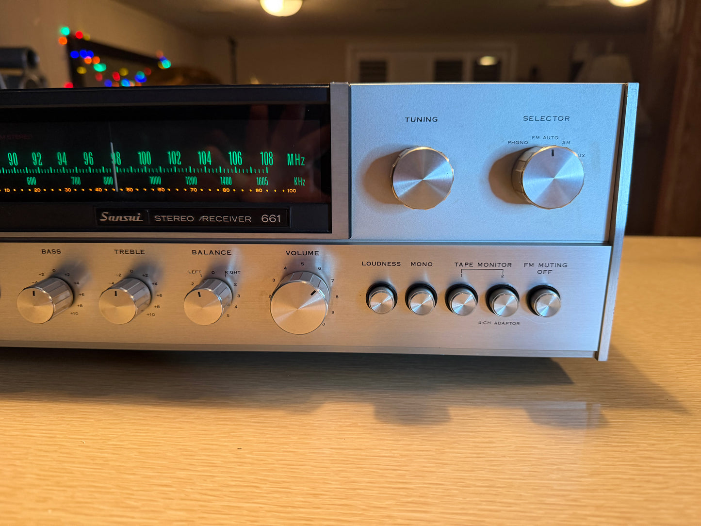 Sansui 661 Stereo Receiver Amplifier Full Fresh Service Near Mint Rare Beauty💎