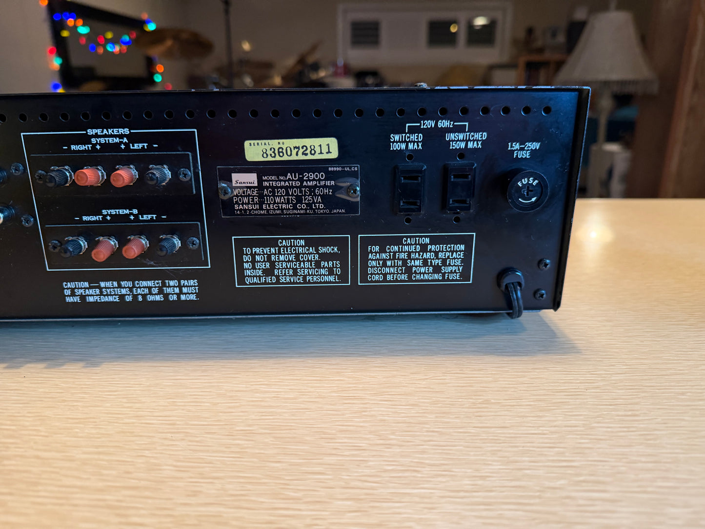 Sansui AU 2900 Intregrated Amp MM Phono Stage FULL FRESH SERVICING RARE CRISP🎶