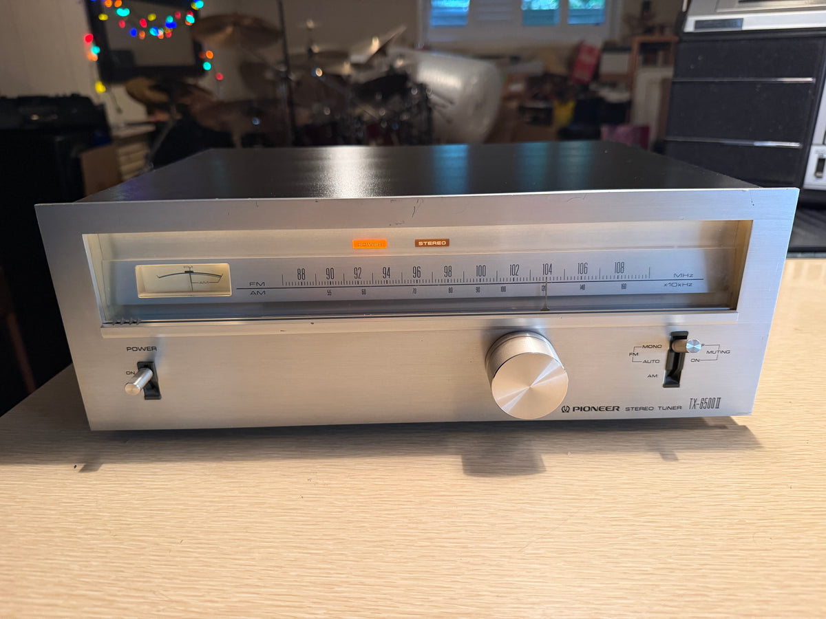 Vintage Pioneer Stereo Tuner TX-6500 II FRESH Service Beauty Very Rare Works🎶🔥