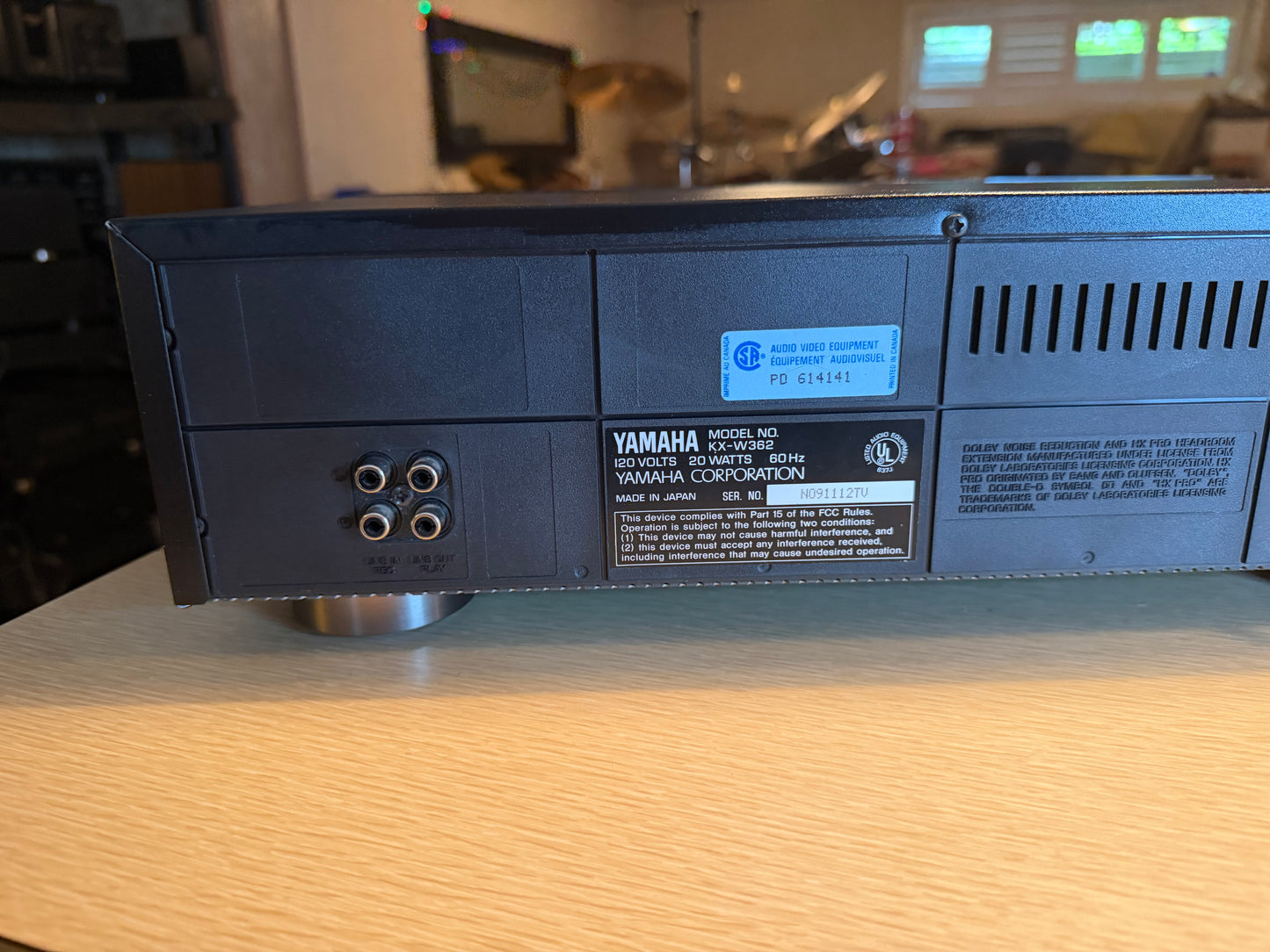 Yamaha Natural Sound Stereo Double Cassette Deck  KX-W362 Fresh Servicing Manual