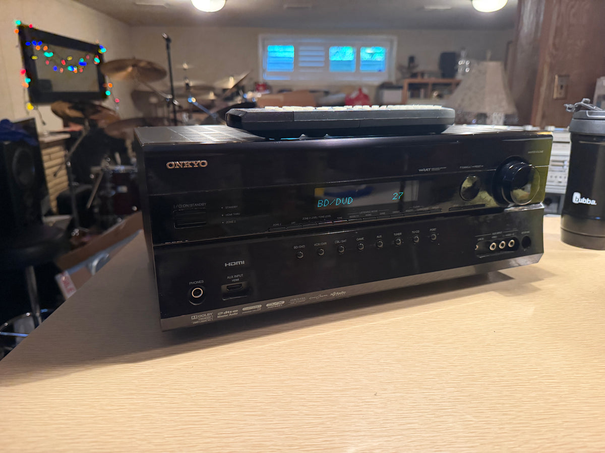 Onkyo HT-RC260 7.2 Ch HDMI Home Theater Surround Sound Receiver Remote Bundle🔥