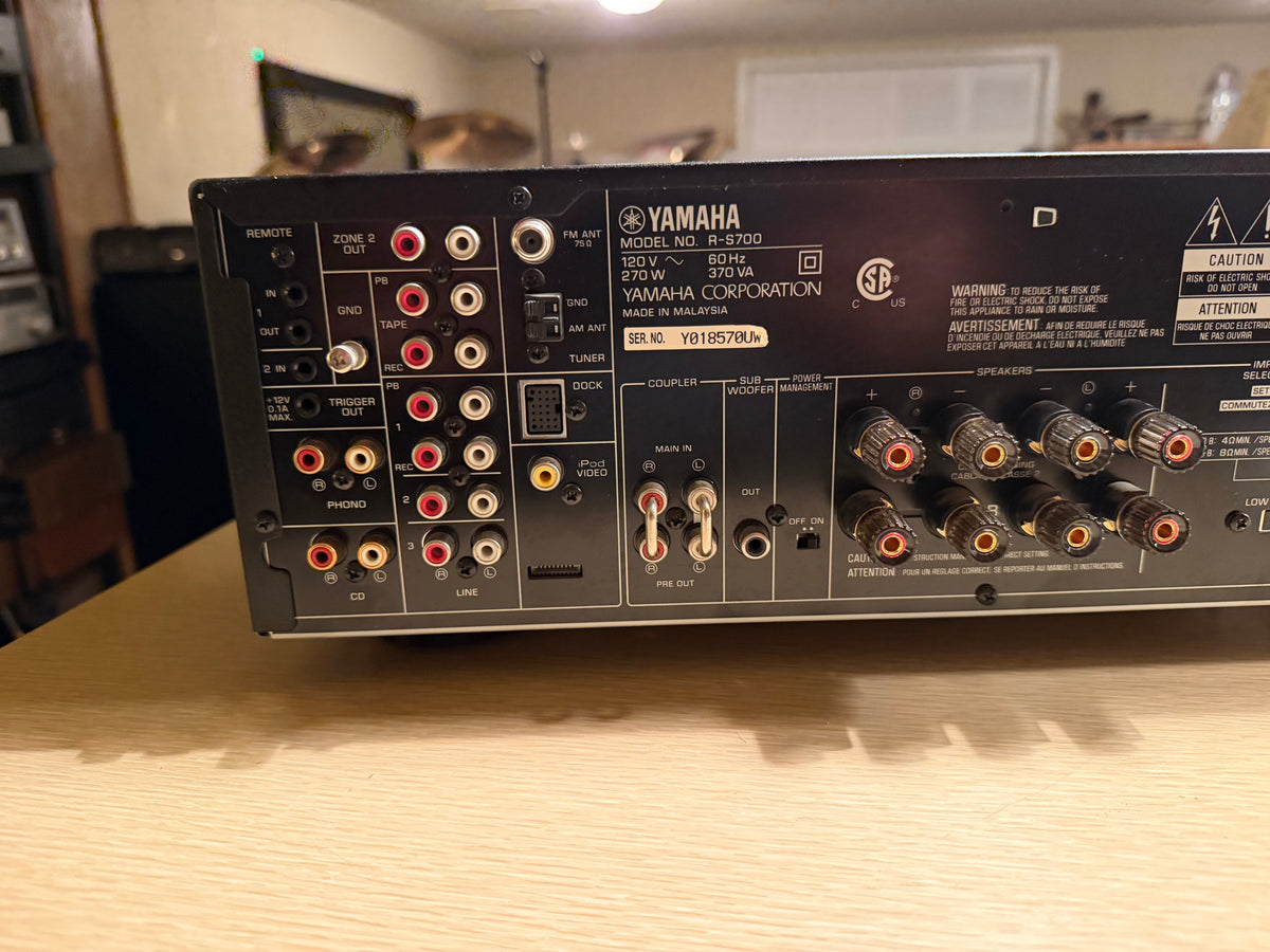 Yamaha R-S700 Natural Sound Stereo Receiver 100WPC With Remote Bundle Serviced🎶