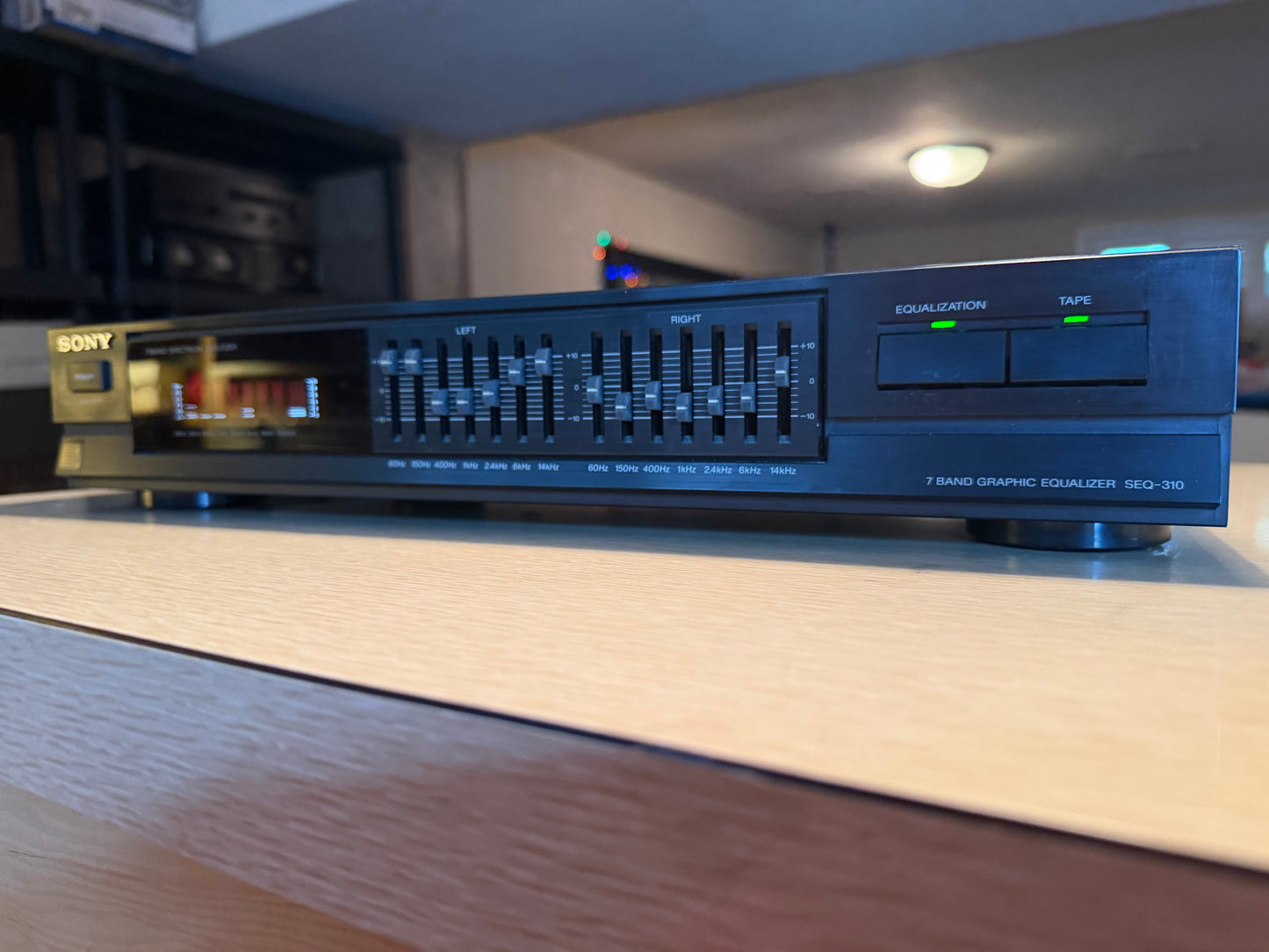 Sony SEQ-310 14-Band Graphic Equalizer  '80s Audio -FRESHLY SERVICED V RARE🎶🔥