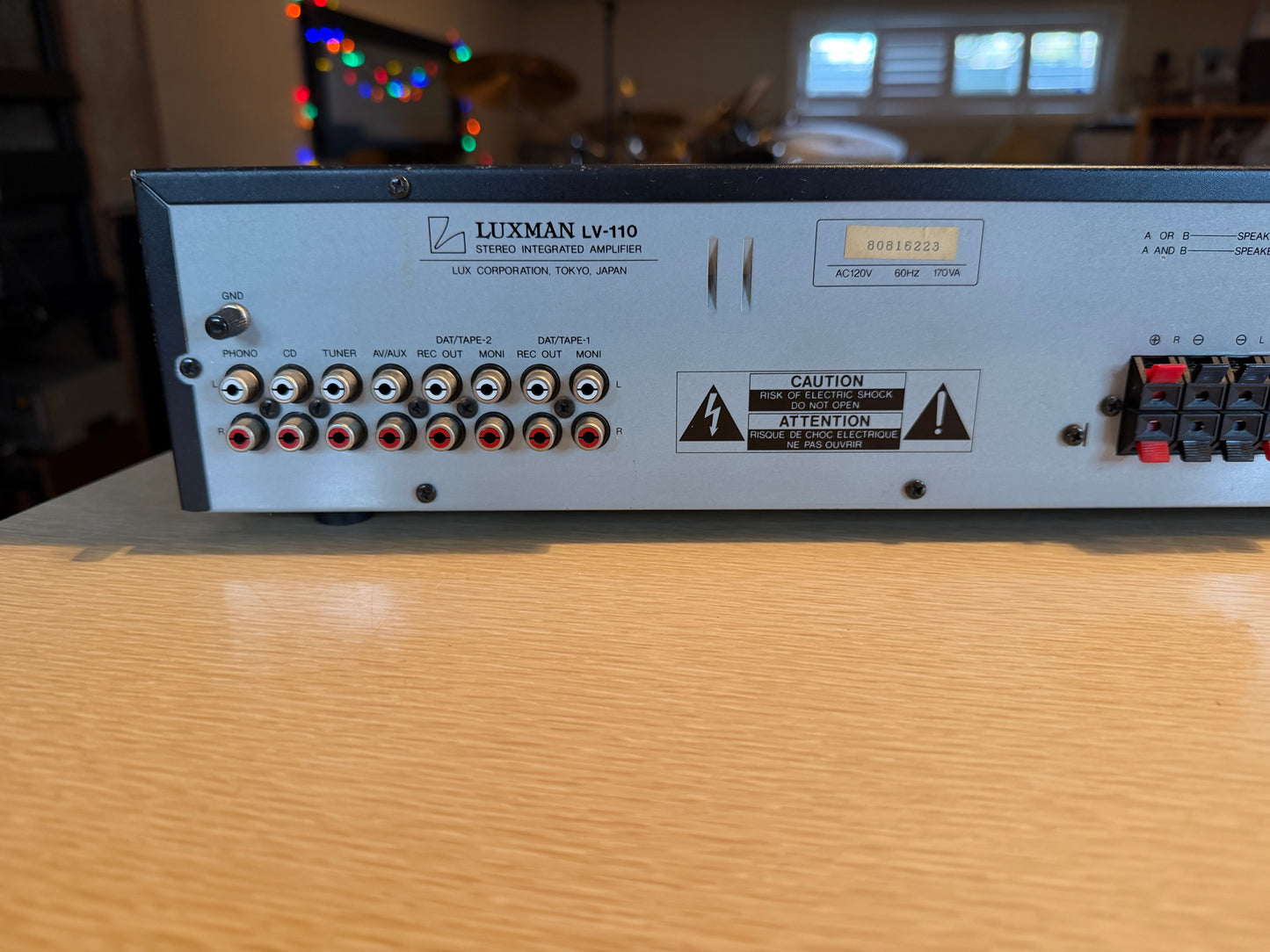 Luxman LV-110 MOS-FET Stereo Integrated Amplifier w MM MC Phono FRESH SERVICE🔥