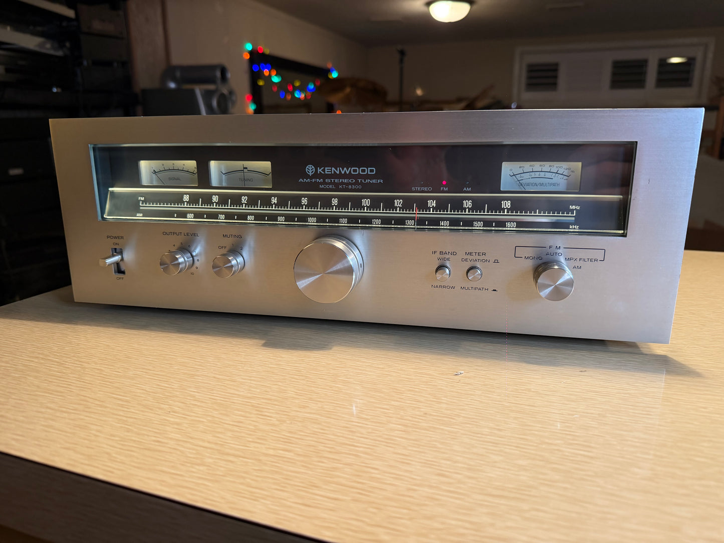 KENWOOD KT-8300 AM/FM Stereo Tuner Tested FULL FRESH SERVICE V RARE BEAUTY🎶🔥