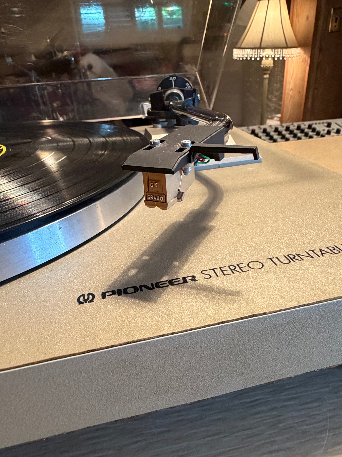 Vintage Pioneer Stereo Turntable Model PL-512 Serviced - GT Grado Stylus 🔥🎶
