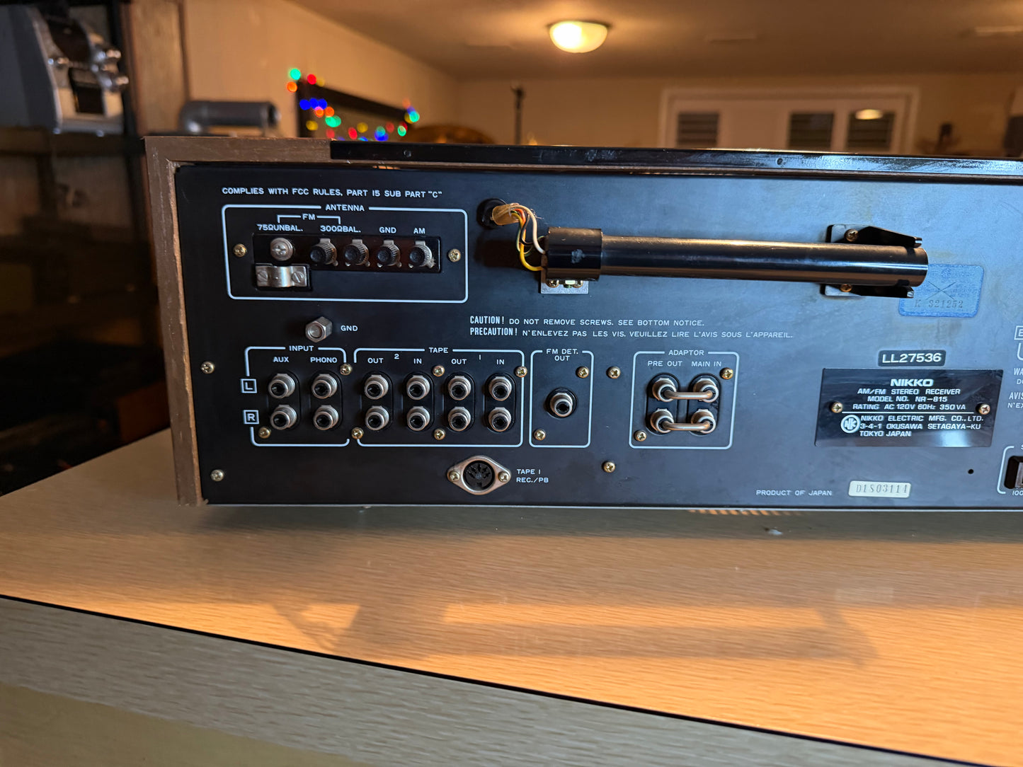 Nikko NR-815 Am/Fm Stereo Receiver Amplifier FULL FRESH SERVICE Near Mint Rare💎