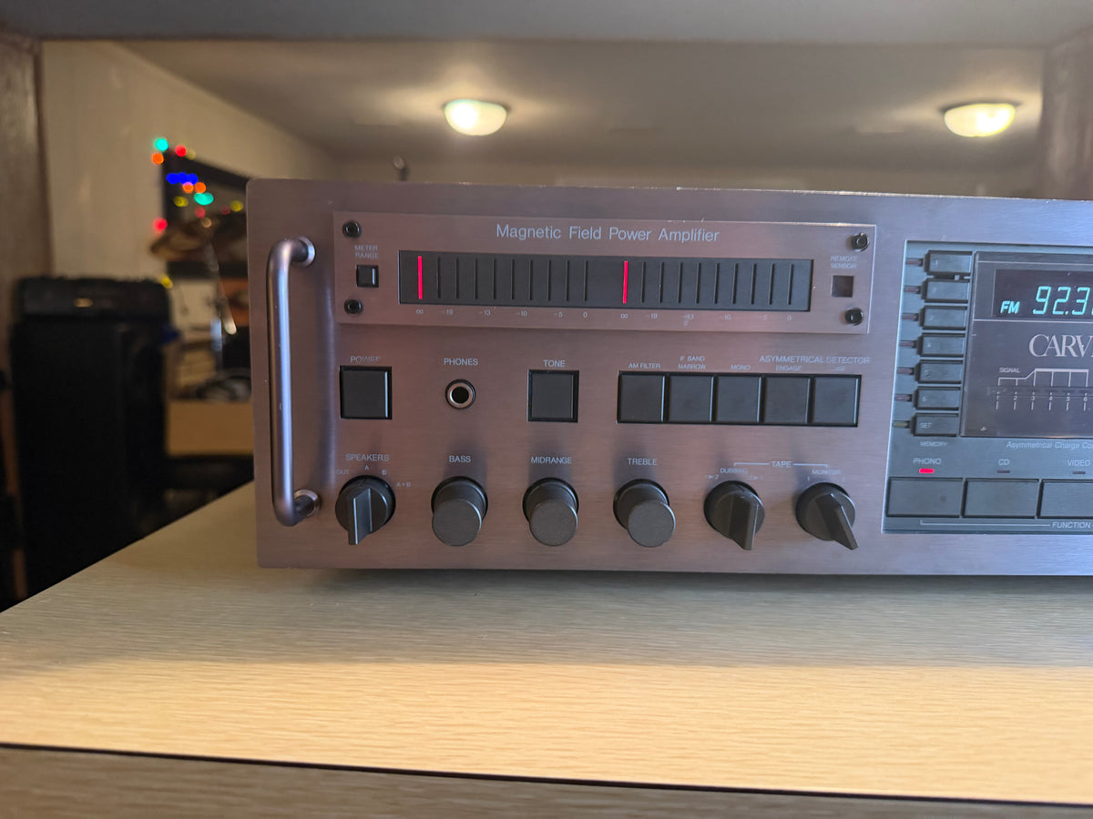 Carver MXR-2000 Stereo Receiver FRESH Pro Service Flagship Carver 200WPC Amp🔥🎶
