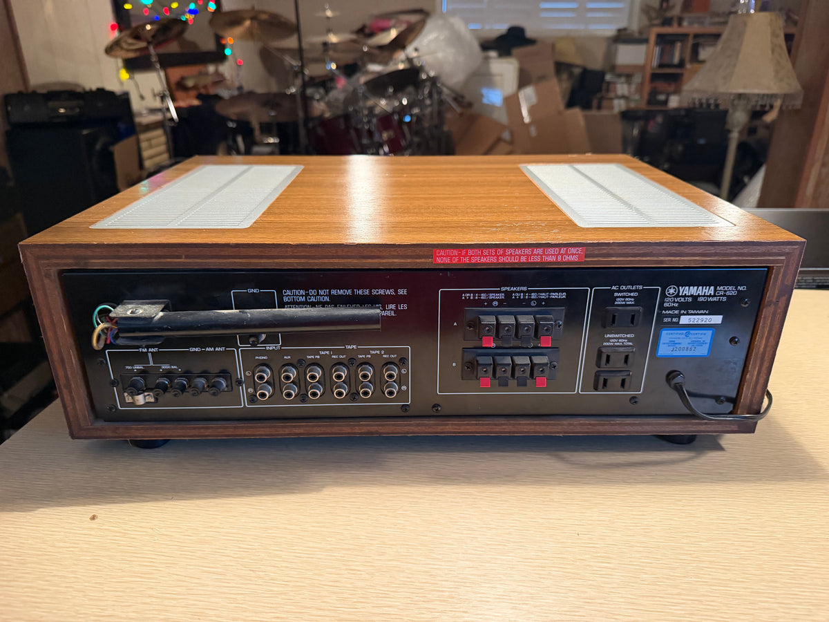 For Repair Yamaha CR-620 Natural Sound AM/FM Receiver, Powers On Volume Issue