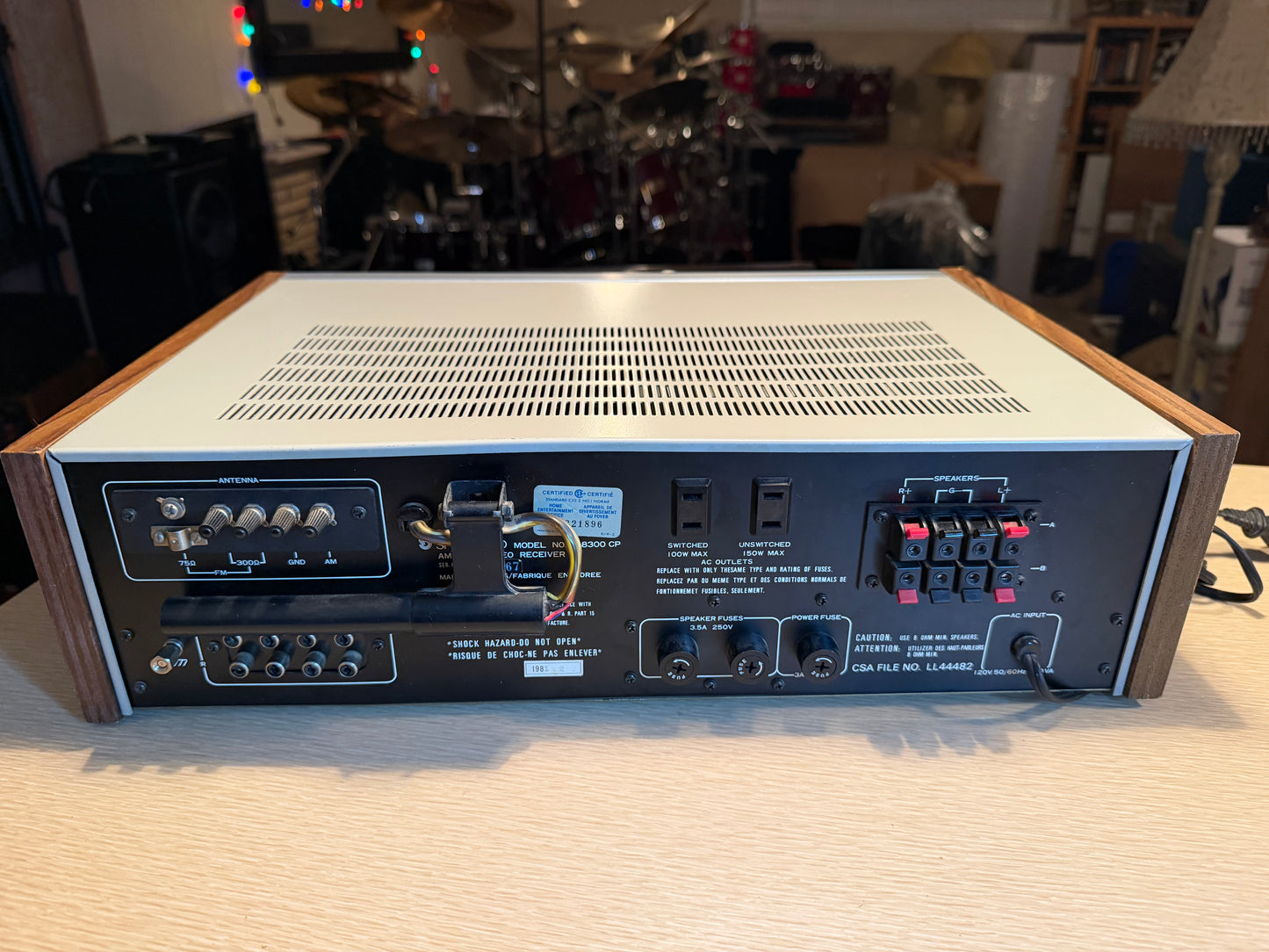 Vintage Sherwood S-8300 CP, 30W AM/FM Stereo Receiver, 1980s. Fresh Service Rare