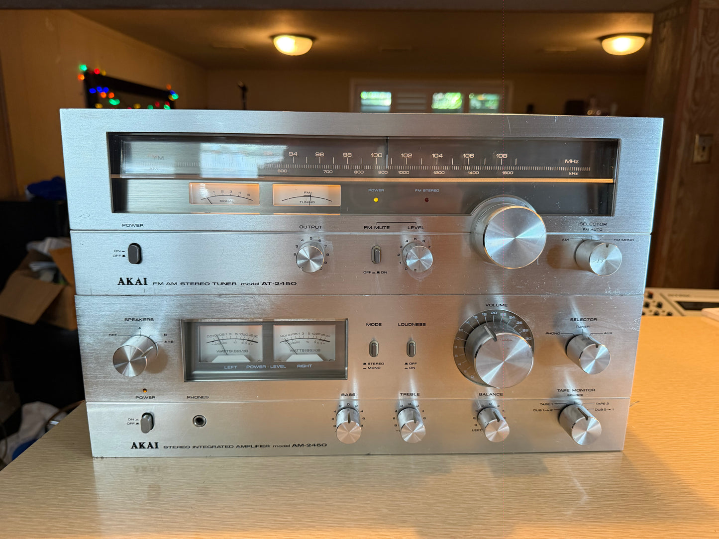 AKAI - AM-2450 Amplifier & AT-2450 Fully Serviced And Fully Operational Beauty🔥