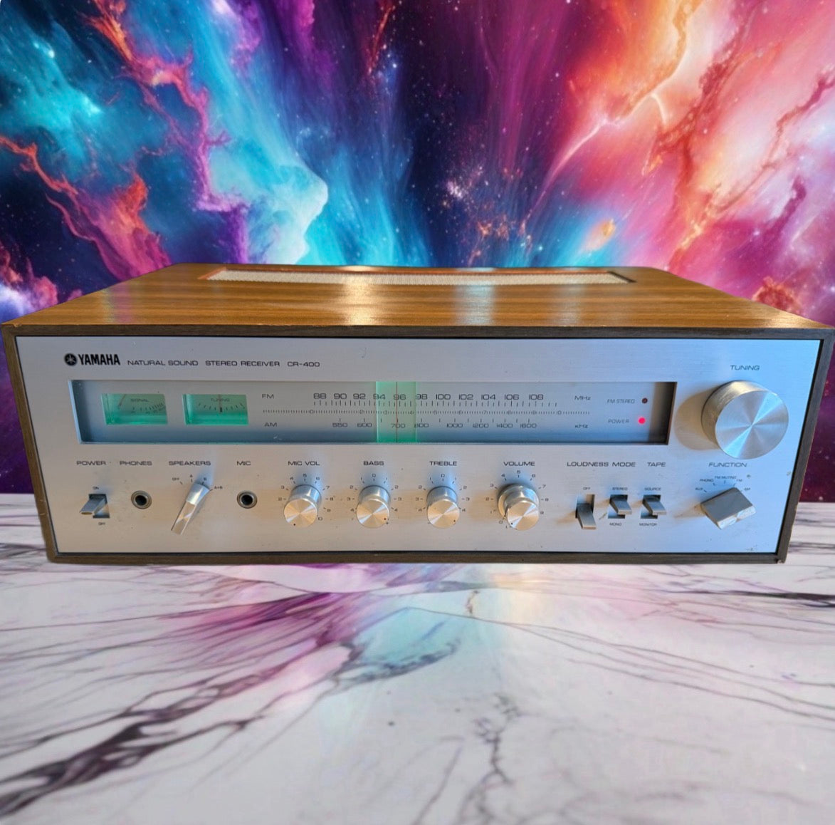 Vintage Yamaha CR-400 Natural Sound Receiver Excellent Fresh Service LED Upgrade