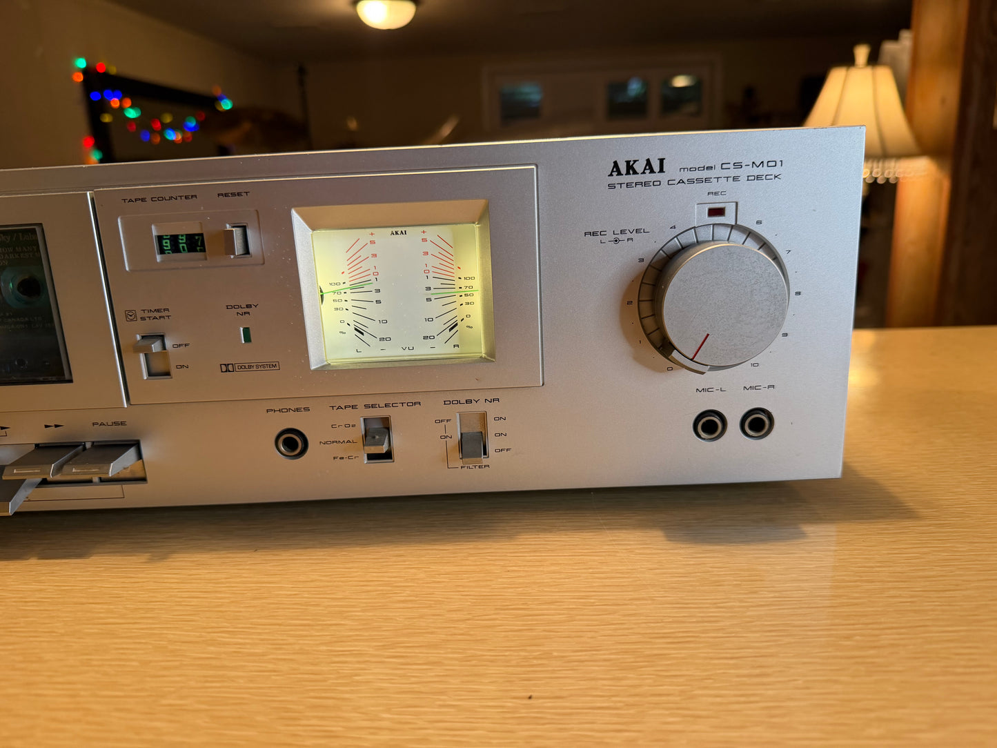 Akai CS-M01A  Cassette Deck Dolby - Clean, Working, Full Fresh Servicing Rare🎶
