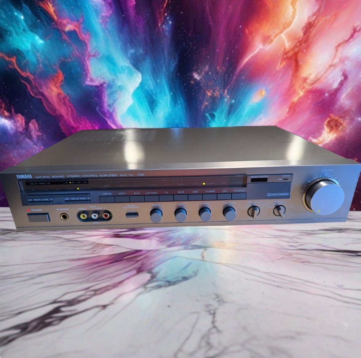 Yamaha AVC-70 Pre-Amp With Remote Control Excellent FRESHLY Serviced High End🎶