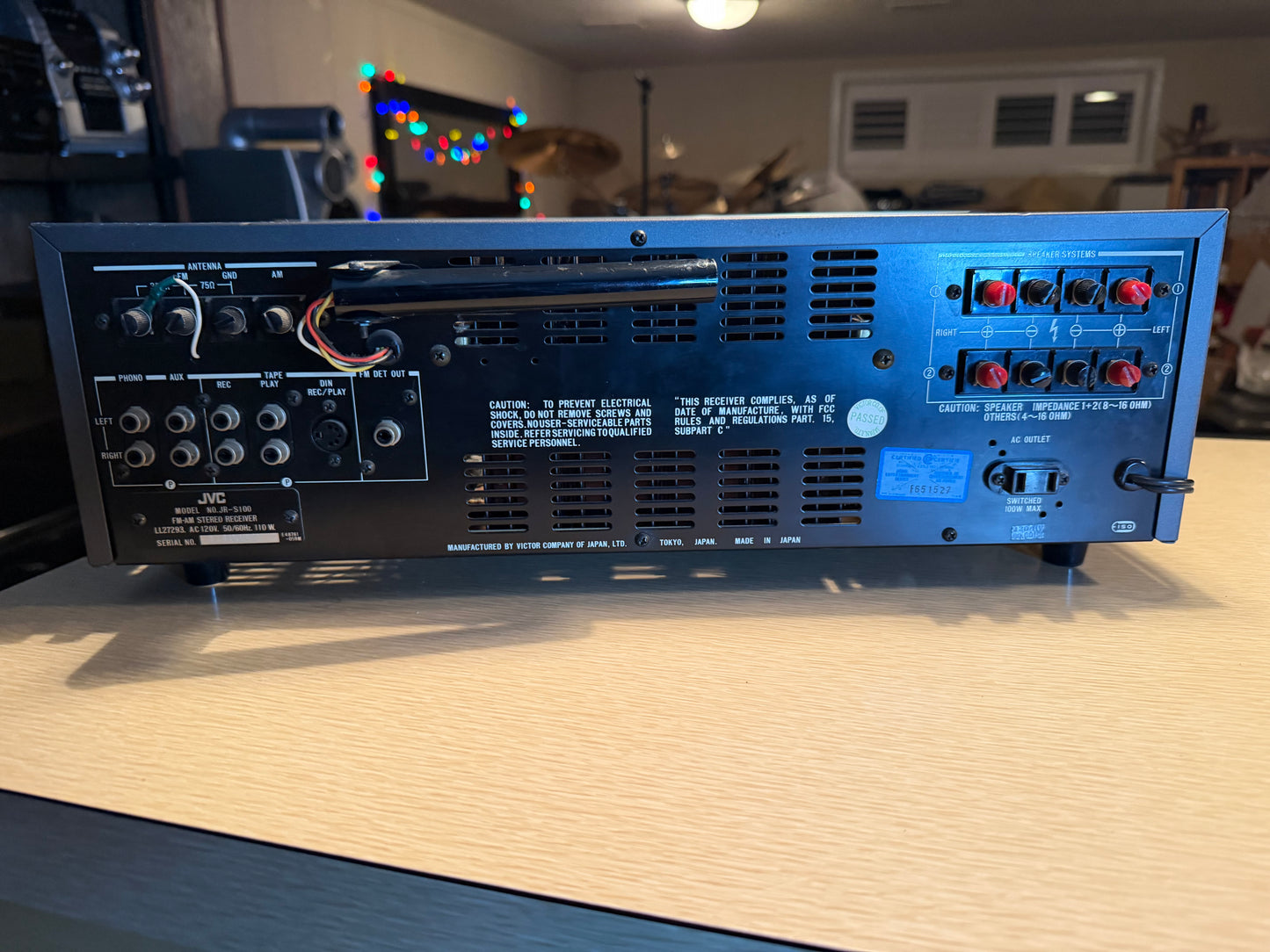 JVC JR-S100 Vintage Hi-Fi integrated amplifier Full FRESH SERVICE LED Replaced🔥