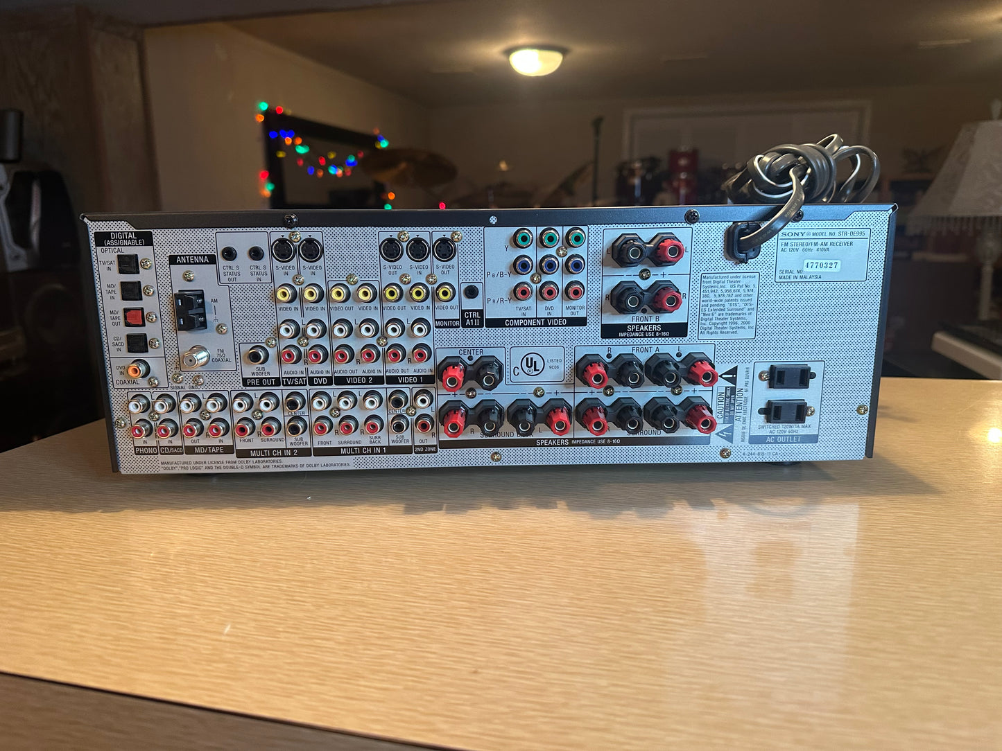 Sony STR-DE995 Receiver Stereo 7.1 Channel FM-AM Stereo 100WPC Fresh Servicing