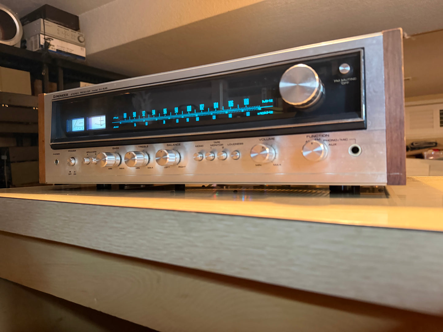 Vintage Pioneer SX-535  AM/FM Stereo Receiver Serviced Works & Cleaned Beauty🎶