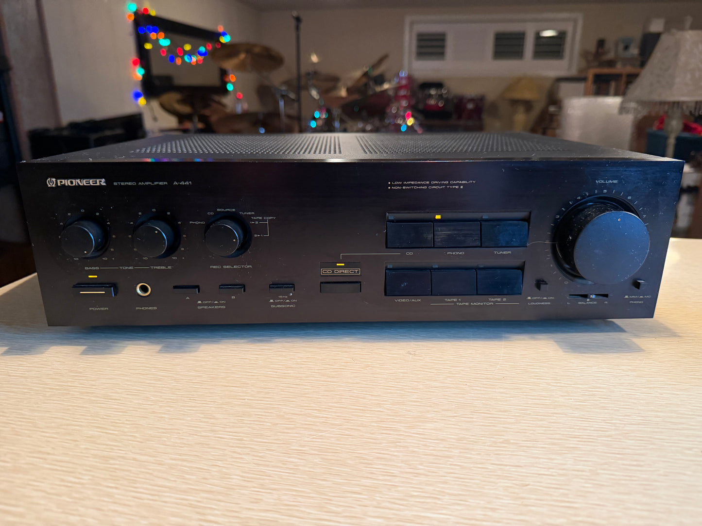 Pioneer A-441 Integrated Amplifier high-end Serviced Working Well Very Rare 🔥