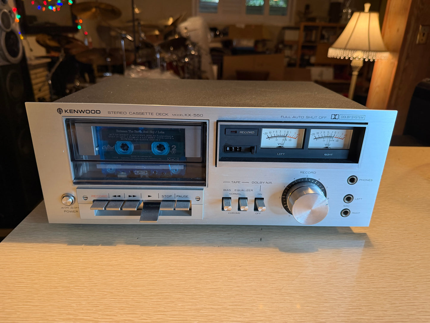 Vintage Kenwood Stereo Cassette Deck (Model KX-550) FULL FRESH SERVICING V RARE!