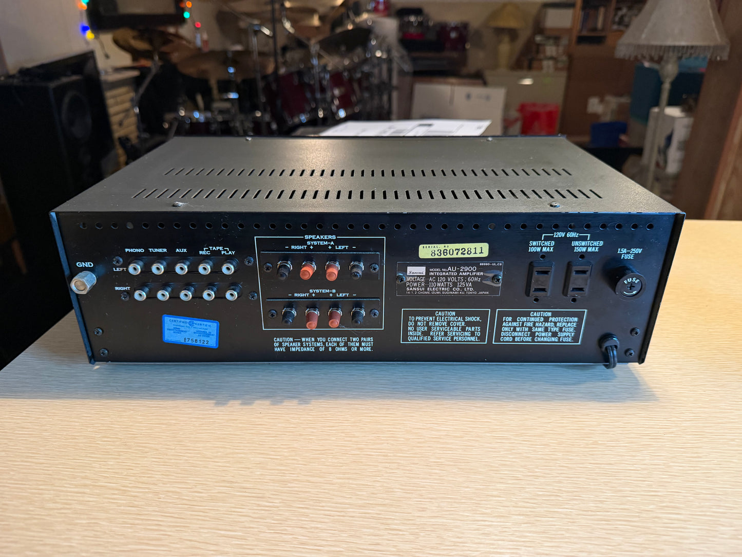 Sansui AU 2900 Intregrated Amp MM Phono Stage FULL FRESH SERVICING RARE CRISP🎶