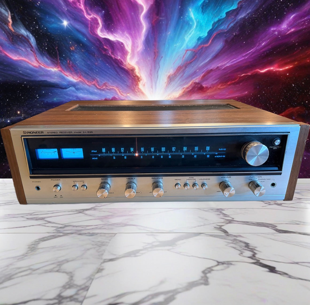 Vintage Pioneer SX-535, 20W AM/FM Stereo Receiver Serviced Works & Cleaned🎶💎