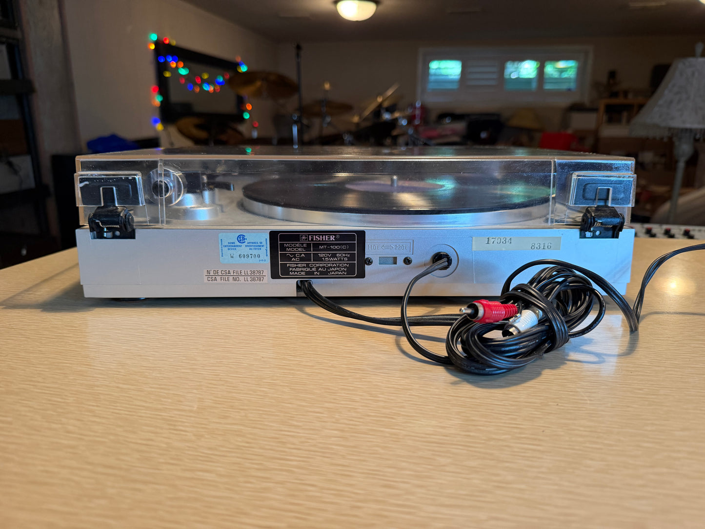 Studio Standard Fisher MT-100 DC Servo Semi-Auto Belt Drive Turntable Serviced🎶