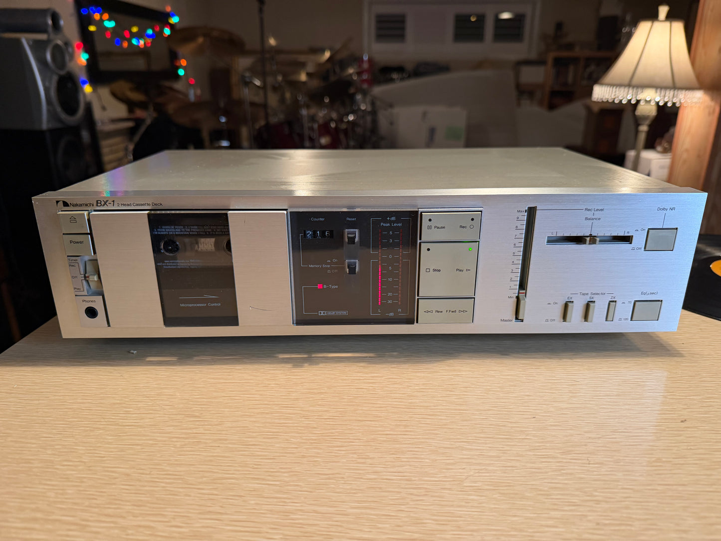 Nakamichi BX-1 Cassette Deck Rare Silver Variant Serviced Works & Sounds Great🎶