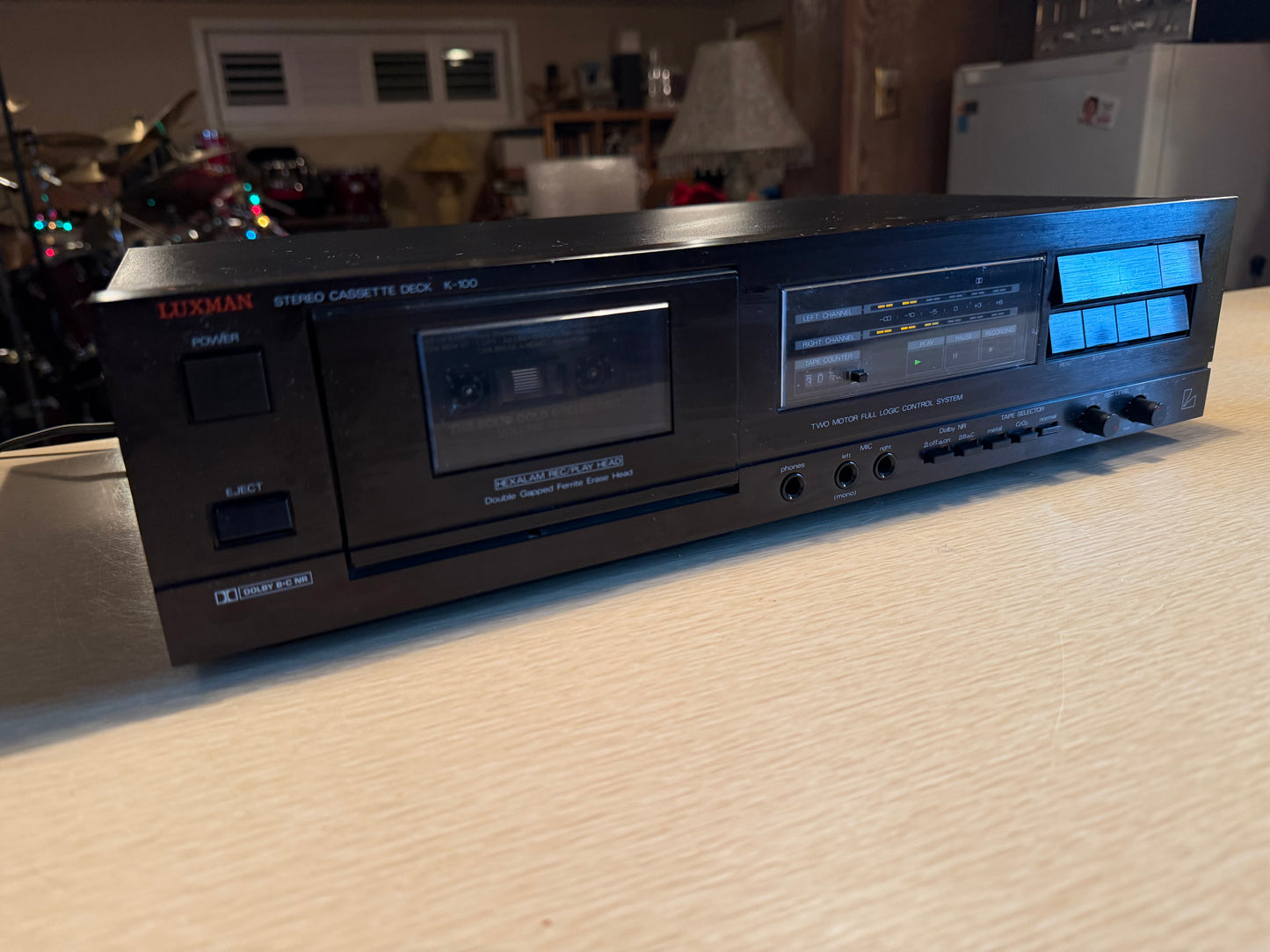 Luxman K-100 2 Head Cassette Deck Recorder Classic Gem💎 Great Sound Serviced ✅
