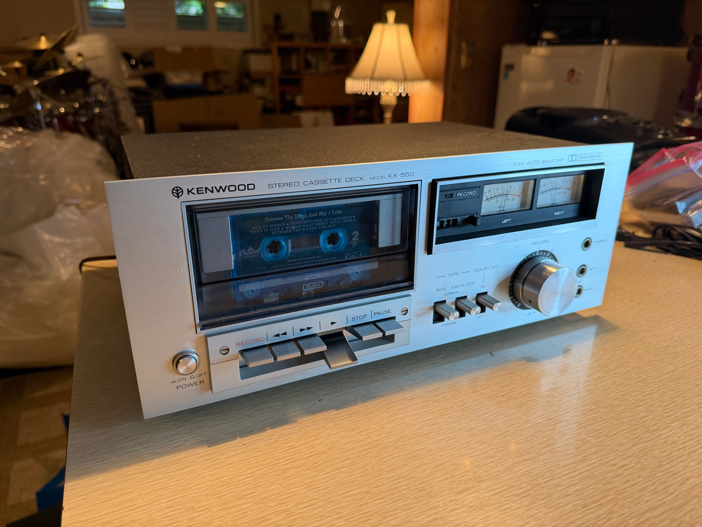 Vintage Kenwood Stereo Cassette Deck (Model KX-550) FULL FRESH SERVICING V RARE!
