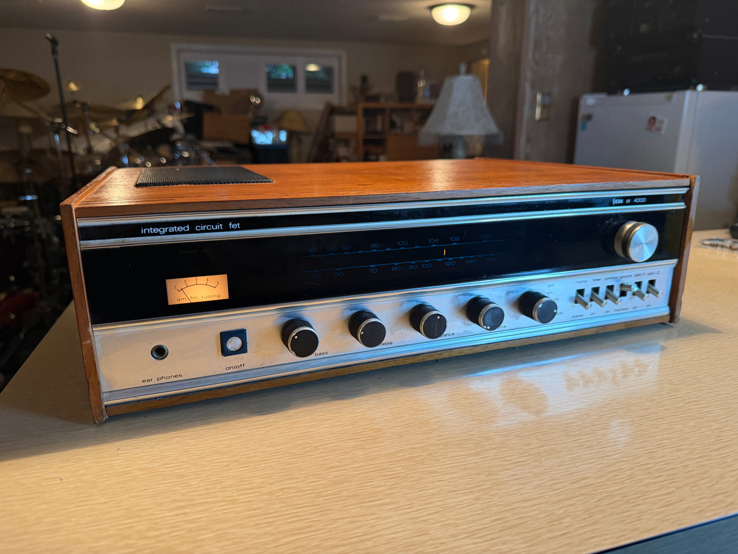 SIERA SR‑4000 Stereo Receiver • Serviced • Vintage Analog FET Extremely Rare🔥🎶