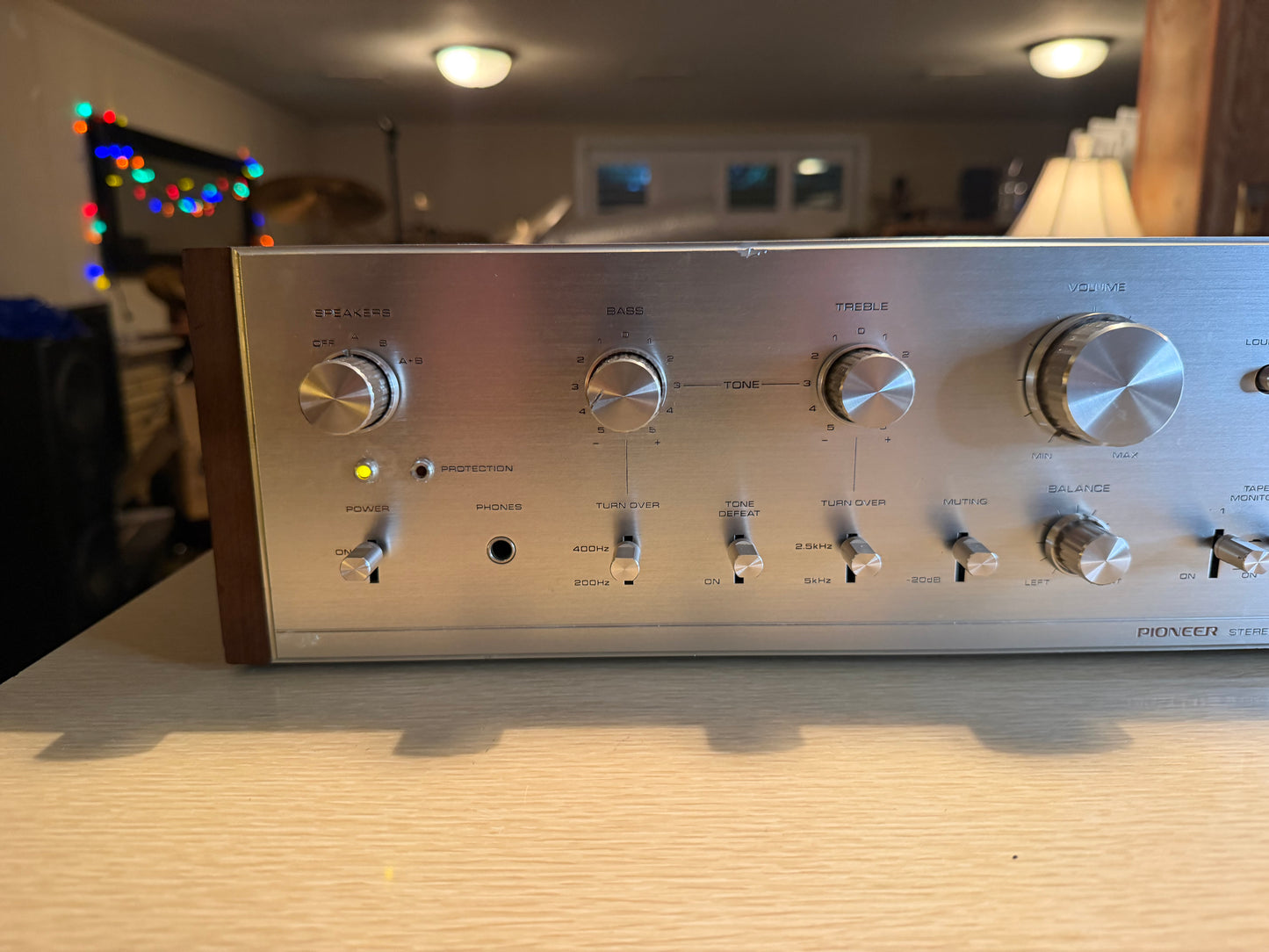 Rare Pioneer SA-7100 Integrated Amplifier Silver Face VTG Full Fresh Service🎶🔥