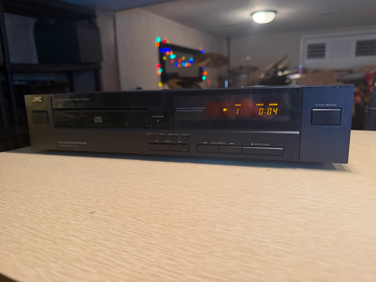 JVC XL-V101 Compact Disc CD Player Dual D/A Converter System Fresh Servicing🔥🎶