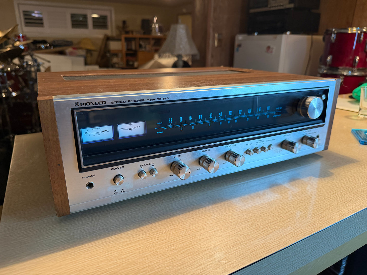 Vintage Pioneer SX-535  AM/FM Stereo Receiver Serviced Works & Cleaned Beauty🎶