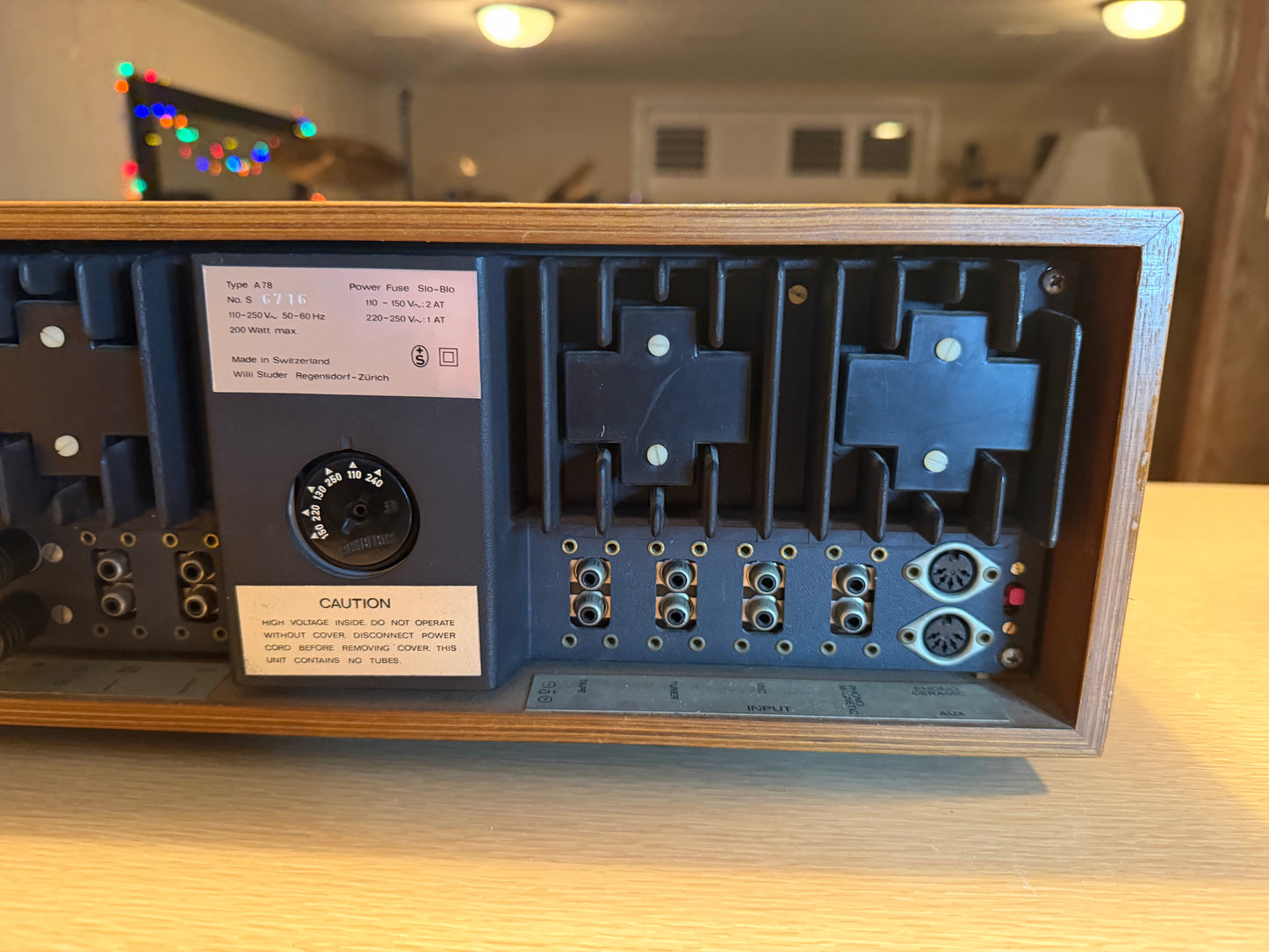 VTG Revox A78 Solid-State Integrated Stereo Amplifier Serviced Sounds Great Rare