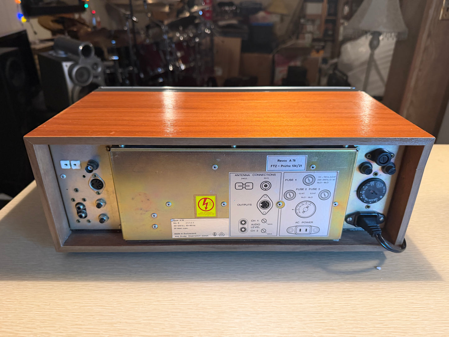 Revox A 76 Radio Studer - Revox tuner build 1968 Made In Switzerland Serviced🎶